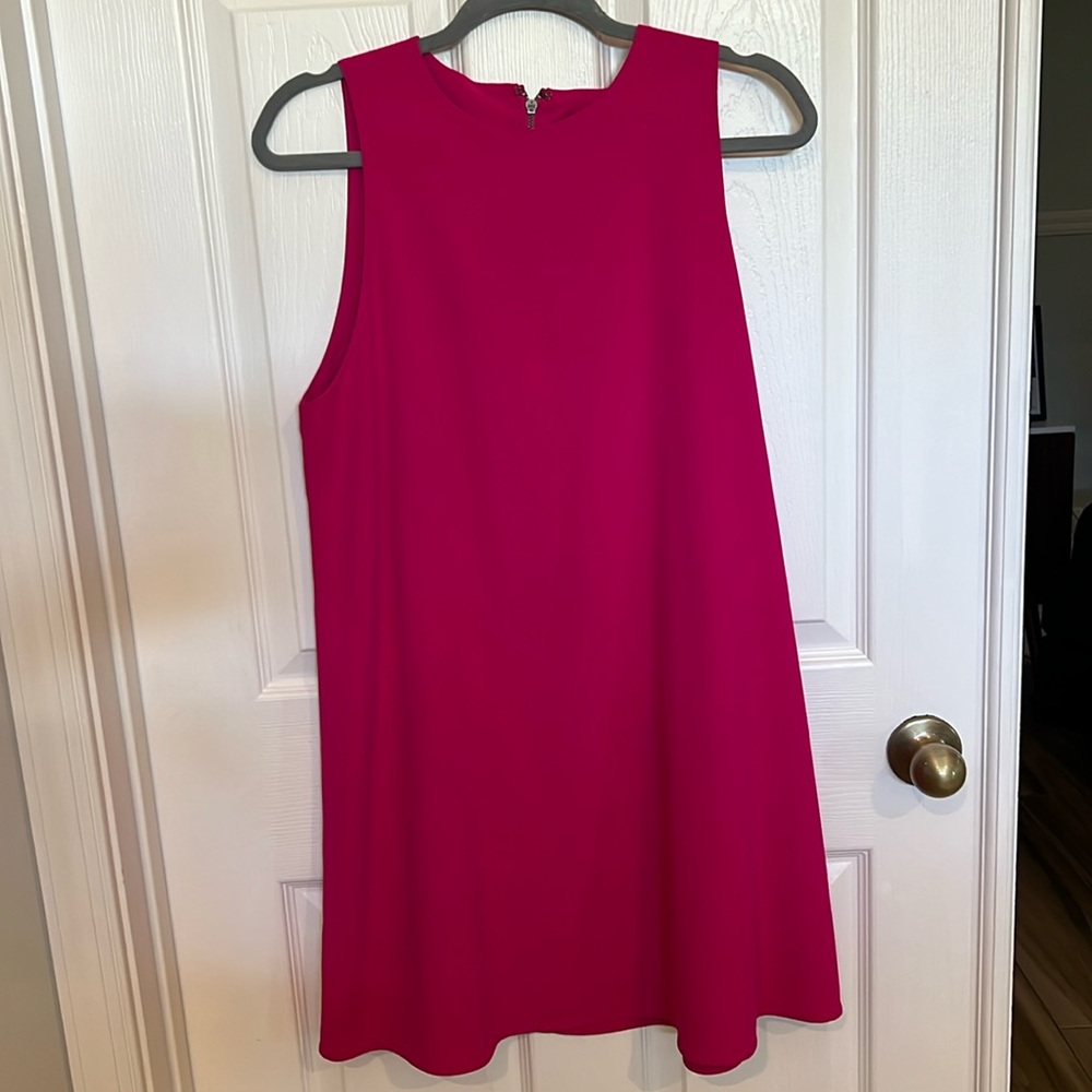 Alice and Olivia cut out back fit and flare dress